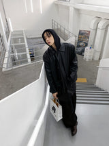 No.0946 DT レザーハーフコート