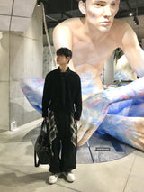 カインワッフルクロップロングスリーブ 3C