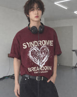 (UNISEX) ハートシンドローム オーバーTシャツ