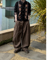 Riden Side Pintuck Wide Slacks