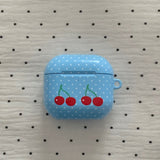 DOT CHERRY AIRPODS CASE 