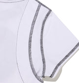 ハートカッティングクロップTシャツ (白