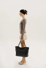Silhouette tee - charcoal