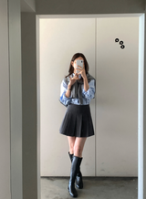 ウォンテッドプリテッドミニスカート
