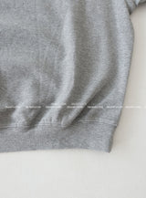 Buckle backless off-shoulder sweatshirt