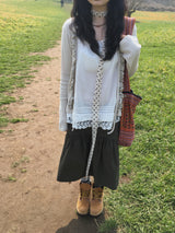 frill sleeveless