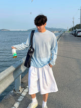 HM リネンルーズフィットロングスリーブ