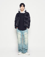 25FW ステッチベーシックロゴショートダックダウンジャケット