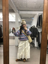リクロシェットニットロングスカート (1color)