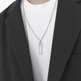 a men's チェーンネックレス_CLEF B-CLIP スティックネックレス
