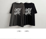 Gerty Vintage lettering boxy fit short-sleeved T-shirt