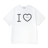 Button Love T-shirt (White)