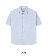 Tay striped crop shirt
