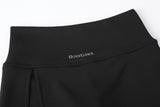 Athletic slit skirt - black