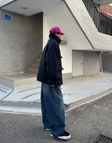 メルワイドデニムパンツ