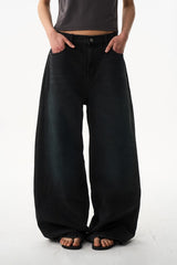 Washed Wide Leg Jeans