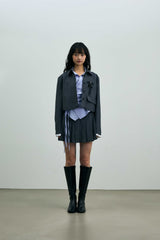 MILD CROP BLAZER / CHARCOAL