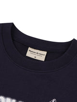 Women's Lees Lees Embossed cropped sweatshirt Navy (FCF1TS204W)