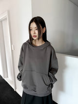 CROP TURTLE HOODIE
