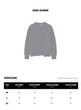 [Unisex] リザーブ2ウェイオーバーフィットジップニットカーディガン [ネイビー]