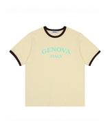 genova リンガーTシャツ イエロー