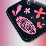 フラワーブルームズエポキシフォンケース (Pink-BK)