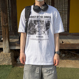 オーバーサイズフィットオリンピアプリントTシャツ