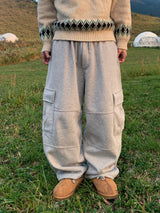 Weber brushed cargo sweatpants