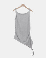 Mou Twisted Long Sleeveless Top