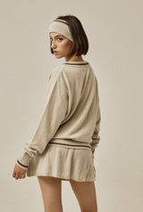 Isabel emblem knit skirt