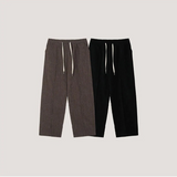 [SET UP가능]ベルベット ワイド トレーニングパンツ(2color)