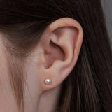 [sv925] スワロフスキー パール スタッズ ピアス(4mm/6mm)