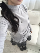 Angora Shirring Polar Tee