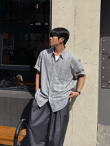バギーシースルースラブショートスリーブシャツ