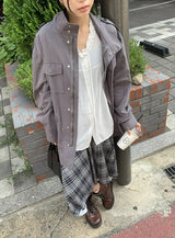 26FW★ [BAONHAUS] Muon Shirring Ribbon Blouse