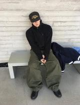 No.1540 fleece FH string hood-T (3color)