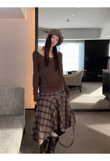 Back Rose See-Through Long Sleeve T-Shirt