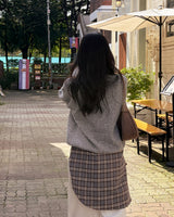 Agel wool round knit