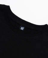 メルティング アップル プリンティングショートスリーブTシャツ ブラック
