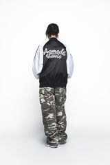 25SS ダメージウォッシュドワイドカーゴパンツ カモ