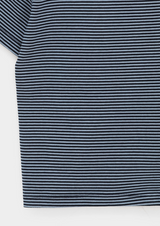 [B-BASIC] Stripe Cap Sleeve Short Sleeve T-shirt 2SIZE