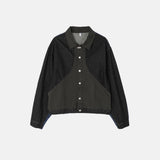 Moss Color Denim Jacket (2color)