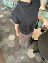 Scarf tie knit