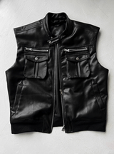Utility Pocket Cropped Vest
