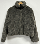 TEDDY🧸CHOKER SHEEP FUR MUSTANG ZIP UP JACKET 🤎💛💚2COLOR