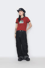 Music Crop Short-Sleeved T-Shirt