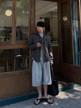 Summer mata checkered shirt