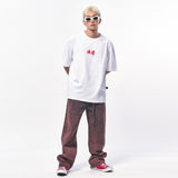 WINE DENIM PANTS