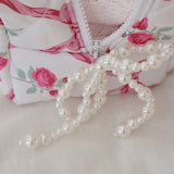 Rose-pattern pouch (2color)