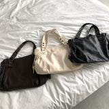 Cust Leather Shoulder Bag (3 colors)